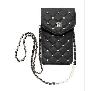 Badgley Mischka Black Pearls Phone Case One Size